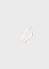 Medias Altas Caladas Blanco Mayoral